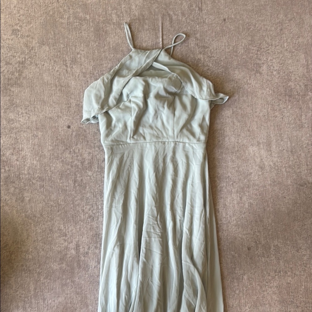 Elegant Sage Green Women's Dress